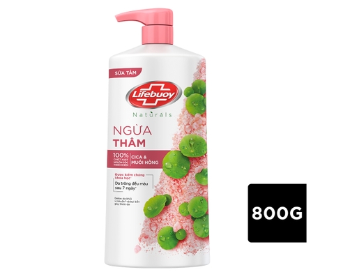 Sữa Tắm Detox Rau Má Muối Hồng 800g Lifebuoy ảnh 2