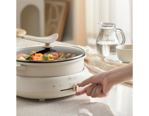 Nồi Lẩu Nướng Đa Năng DHG-C40W2 4L Bear ảnh 4