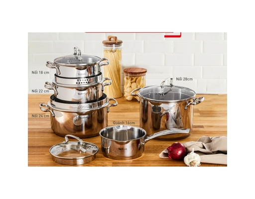 Nồi Inox Cao Cấp Duetto Plus 24cm 4.9L Tefal ảnh 3