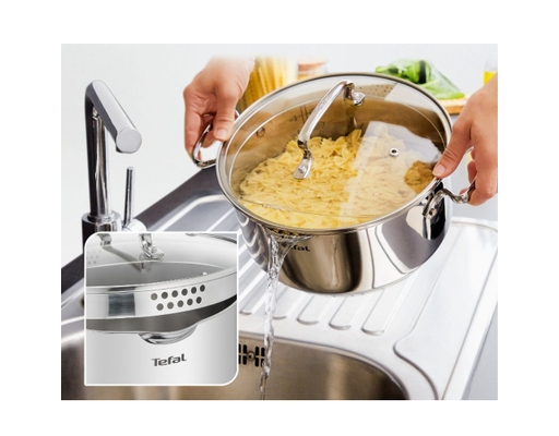 Nồi Inox Cao Cấp Duetto Plus 24cm 4.9L Tefal ảnh 4