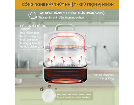 Nồi Hấp Đa Năng MPB-7235 BlueStone ảnh 9
