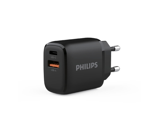 Củ Sạc Nhanh DLP4327CB PD25W QC3.0 Màu Đen Philips ảnh 0