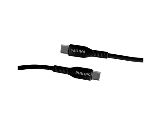 Cáp DLC8601B Type-C To Type-C 1.2m 60W Màu Đen Philips ảnh 1