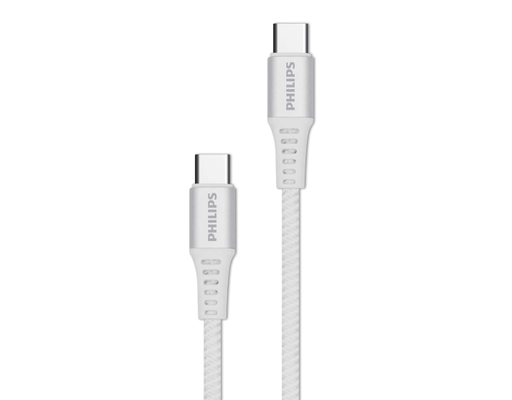 Cáp DLC9530 Type-C To Type-C 1m 100W Màu Trắng Philips ảnh 0