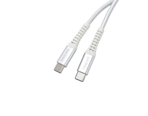 Cáp DLC9530 Type-C To Type-C 1m 100W Màu Trắng Philips ảnh 2