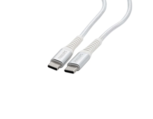 Cáp DLC9530 Type-C To Type-C 1m 100W Màu Trắng Philips ảnh 5