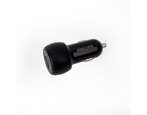 Tẩu Sạc Nhanh DLP2552 Ô Tô Max 38W 1PD+1QC Philips ảnh 0