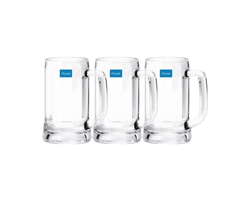 Bộ 3 Ly Beer Thủy Tinh Munich 355ml Ocean ảnh 0