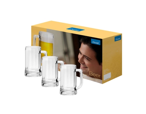Bộ 3 Ly Beer Thủy Tinh Munich 355ml Ocean ảnh 1