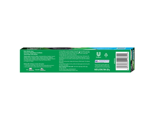 Kem Đánh Răng Trắng Sáng Dừa & Than Hoạt Tính 230g Closeup ảnh 1