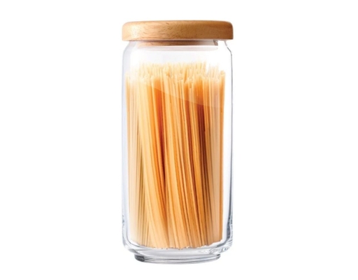 Hũ Thủy Tinh Nắp Gỗ 1000ml Ocean ảnh 0