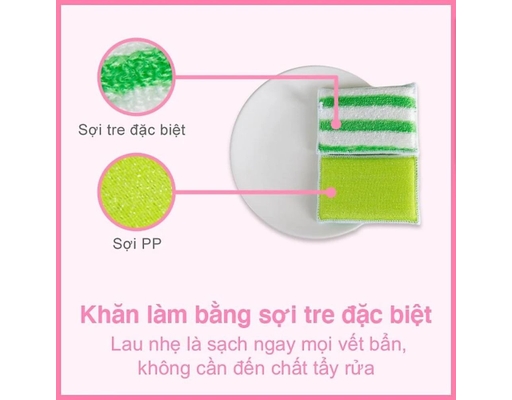 Bộ 3 Miếng Rửa Bát Sợi Tre MyJae ảnh 2