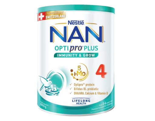 Sữa Bột Nan Optipro Plus 4 Cho Trẻ 2-6 Tuổi 800g Nestlé ảnh 0