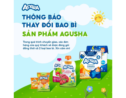 Sữa Gạo, Dâu Tây, Dâu Đất, Táo 200ml Agusha ảnh 3