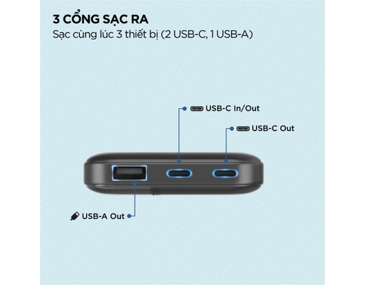 Sạc Dự Phòng 10000Mah/3.7V Li-Polymer-UE10050CBK Energizer ảnh 9