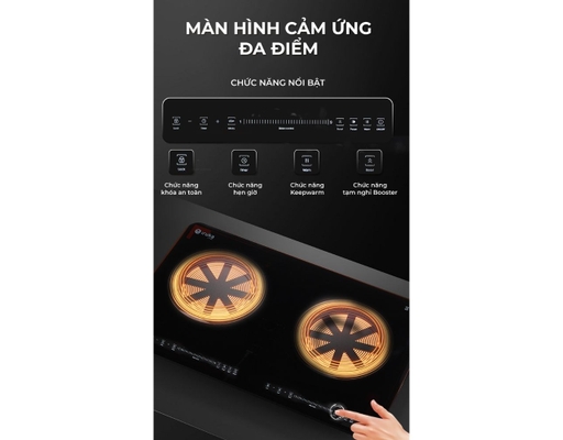 Bếp Điện Từ Đôi I-28 Iruka ảnh 5