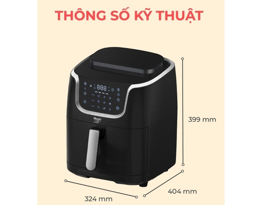 Nồi Chiên Không Dầu Kết Hợp Hấp A-700 Magic ảnh 11