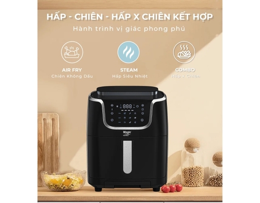 Nồi Chiên Không Dầu Kết Hợp Hấp A-700 Magic ảnh 4