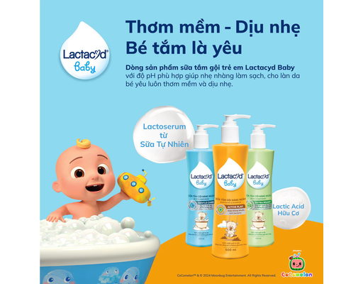 Sữa Tắm Gội Cho Baby Extra Milky 800ml Lactacyd ảnh 2
