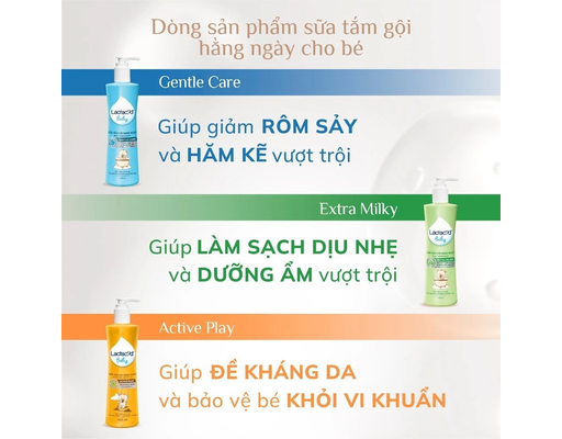 Sữa Tắm Gội Cho Baby Extra Milky 800ml Lactacyd ảnh 4