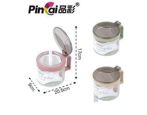 Bộ 3 Hũ Đựng Gia Vị Thủy Tinh MT3220 Màu Hồng/Xanh/Kem Tuyết Mai ảnh 4