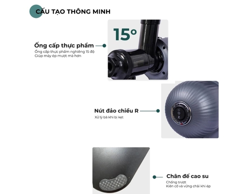 Máy Ép Trái Cây Trục Ngang AC-142 Magic ảnh 12
