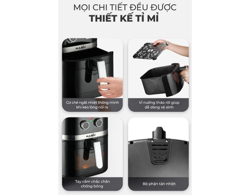 Nồi Chiên Không Dầu ECO AC-127 Magic ảnh 1