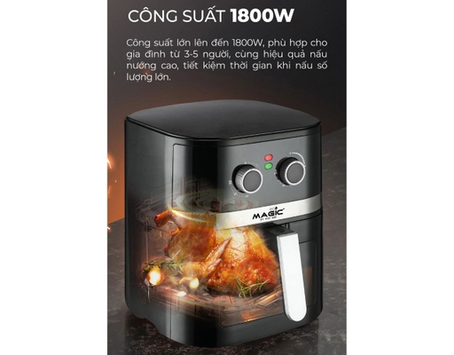 Nồi Chiên Không Dầu ECO AC-127 Magic ảnh 9
