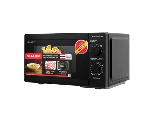 Lò Vi Sóng Sharp R-211TV-BK 21L Màu Đen