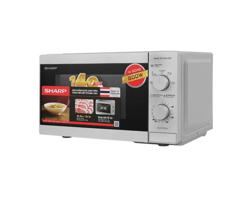 Lò Vi Sóng R-211TV-SL 21L Màu Bạc Sharp ảnh 1