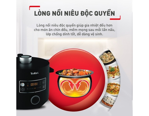 Nồi Áp Suất Điện Tefal Turbo CY754830 5L Tefal ảnh 4