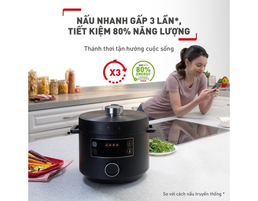 Nồi Áp Suất Điện Tefal Turbo CY754830 5L Tefal ảnh 5