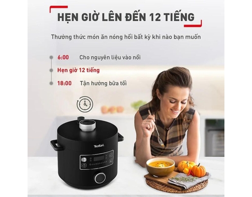 Nồi Áp Suất Điện Tefal Turbo CY754830 5L Tefal ảnh 6