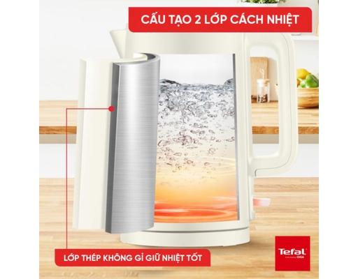 Bình Đun Siêu Tốc Tefal KO140AE0 1.5L Màu Trắng Tefal ảnh 2