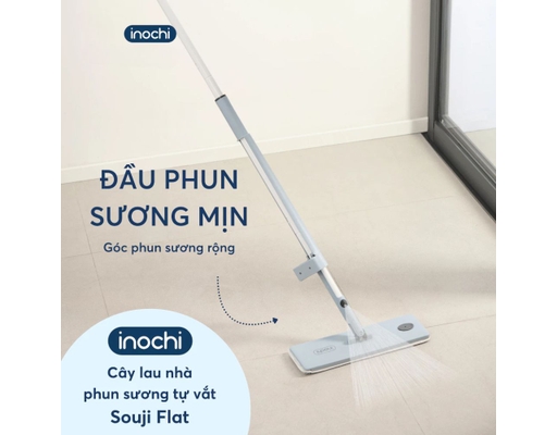Cây Lau Nhà Phun Sương Tự Vắt Souji Flat Inochi ảnh 4