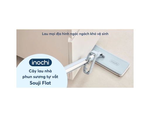 Cây Lau Nhà Phun Sương Tự Vắt Souji Flat Inochi ảnh 7
