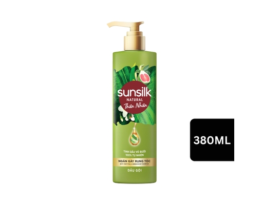 Dầu Gội Thiên Nhiên Ngăn Gãy Rụng Tóc 380ml Sunsilk ảnh 0