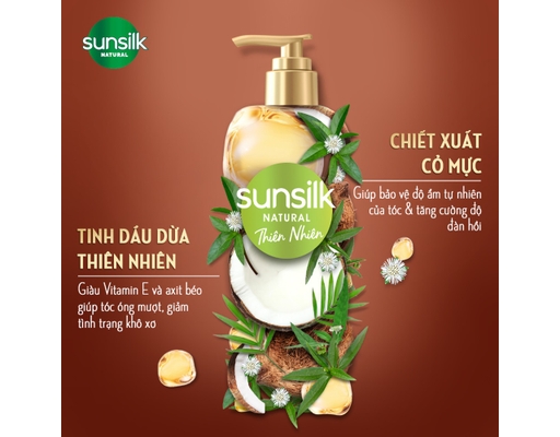 Dầu Xả Thiên Nhiên Phục Hồi Tóc Hư Tổn 330ml Sunsilk ảnh 2