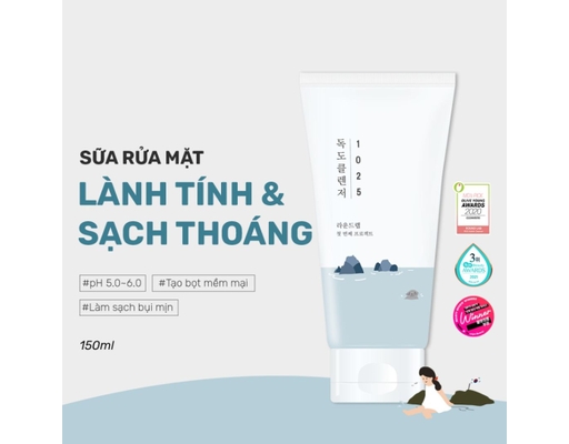 Sữa Rửa Mặt 1025 Dokdo 150ml Round Lab ảnh 1