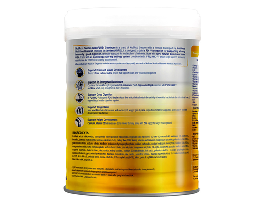 Sữa Bột GrowPLUS+ Vàng Sữa Non Cho Trẻ Trên 2 Tuổi 800g Nutifood ảnh 1