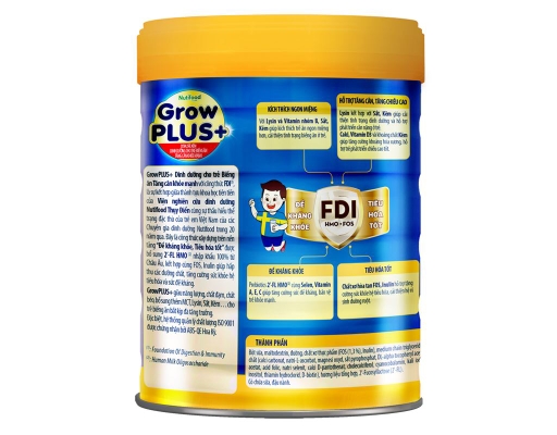 Sữa Bột GrowPLUS+ Xanh Cho Trẻ Biếng Ăn Trên 2 Tuổi 900g Nutifood ảnh 3