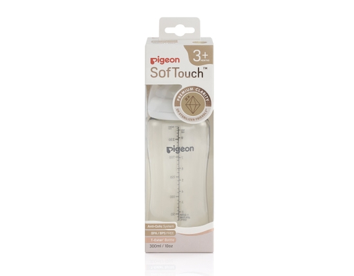Bình Sữa Softouch T-Ester Plus WN3 Size M 300ml Cho Bé Từ 3 Tháng Tuổi Pigeon ảnh 0