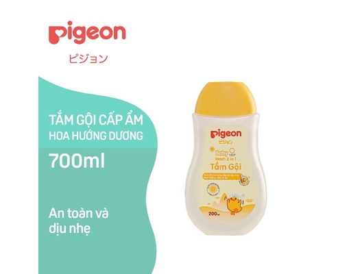 Tắm Gội 2 Trong 1 Chiết Xuất Hoa Hướng Dương 200ml Pigeon ảnh 2