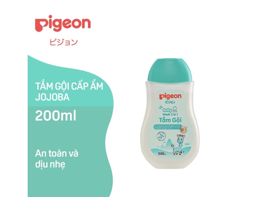 Tắm Gội 2 Trong 1 Chiết Xuất Jojoba 200ml Pigeon ảnh 2