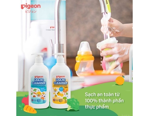 Nước Rửa Bình Sữa Hương Yuzu 700ml Pigeon ảnh 2