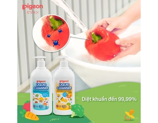 Nước Rửa Bình Sữa Hương Yuzu 700ml Pigeon ảnh 3
