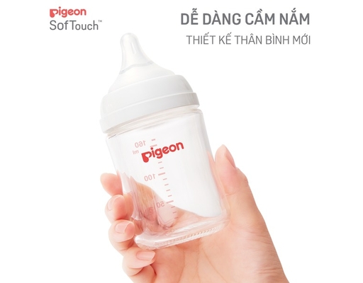 Bình Sữa PPSU Plus WN3 Phiên Bản Nhật 160ml Cho Bé Từ 0 Tháng Tuổi Hình Gà Con Pigeon ảnh 6