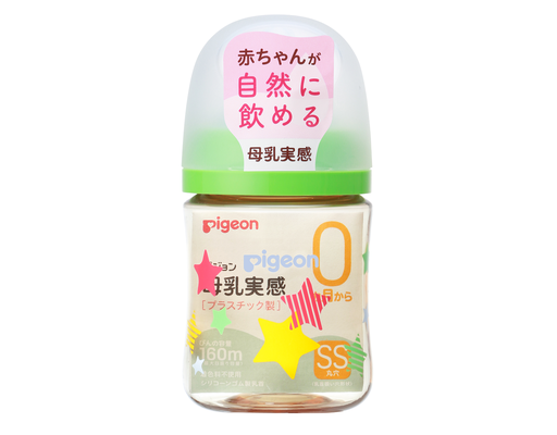 Bình Sữa PPSU Plus WN3 Phiên Bản Nhật 160ml Cho Bé Từ 0 Tháng Tuổi Hình Ngôi Sao Pigeon ảnh 0