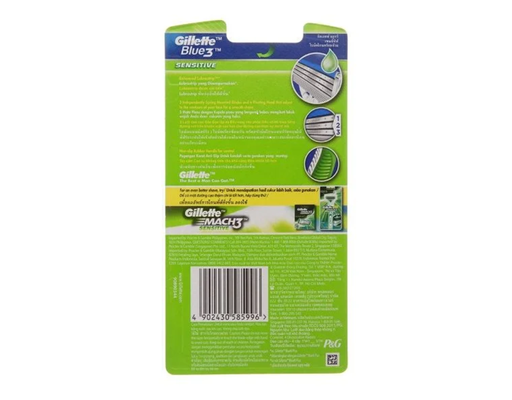 Dao Cạo Blue3 Sensitive 4S 4 Cây GILLETTE ảnh 1