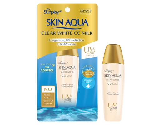 Sữa Chống Nắng Tạo Nền Trắng Mịn White CC SPF50+ PA++++ 25g Sunplay ảnh 2